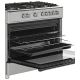 9. Ravanson KWGE-K90A Cheff gas-electric cooker (stainless steel)