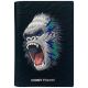 Nimmy Raptor Gorilla Passport/Wallet Case - Black