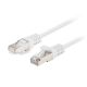 3. PATCHCORD CAT.6 UTP 3M WHITE FLUKE PASSED LANBERG 10-PACK