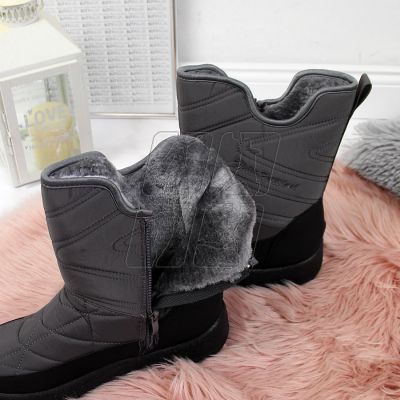 5. Gray NEWS W EVE309B waterproof snow boots