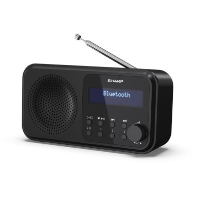 2. Sharp DR-P420 Portable Radio Black