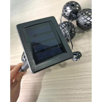 45. SOLAR LAMP FIREBALLS 7CM 5PCS