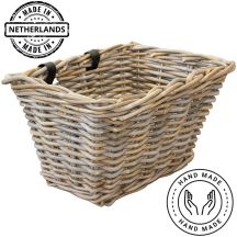 WICKER FRONT BICYCLE BASKET 39X30X24CM XQMAX