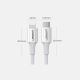 14. Ugreen US171 Lightning - USB-C MFi PD cable 20W 480Mb/s 1m - white