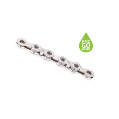 KMC Chain X12 126 Links Silver Box Wax