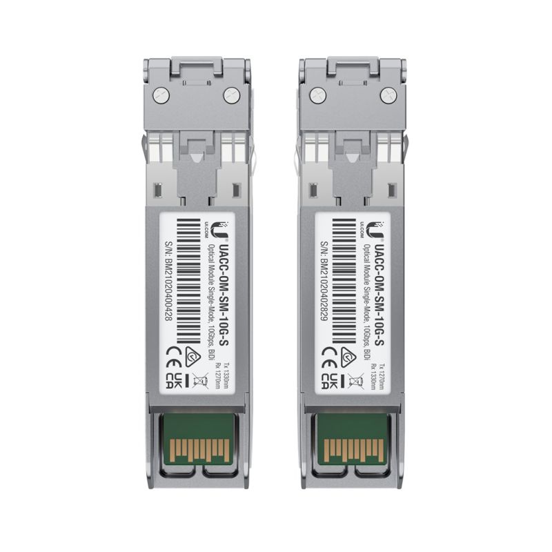 4. SFP+ Ubiquiti 10 Gbps Bidirectional Single-Mode Optical Module 2-pack