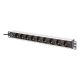 Digitus DN-95437 PDU Power Distribution Unit 9 x Network Sockets 1U Black, Silver