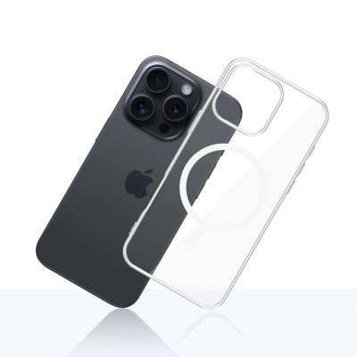 12. 3mk Clear MagCase Case for Apple iPhone 16 Pro - Transparent