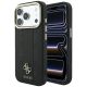 Guess Stripe Peony 4G Logo MagSafe Case for iPhone 17 Pro / 18 Pro - Black