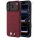 BMW M Carbon Printed Ring MagSafe Case for iPhone 18 Pro Max / 17 Pro Max – burgundy