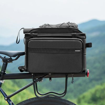 6. Rockbros A30 ROAD TO SKY Foldable Bike Bag for Trunk 15-30L - Black