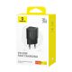 6. Baseus GaN5S 30W EU USB-C Wall Charger - Black