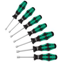 7-piece deep socket screwdriver set, 5-13 mm