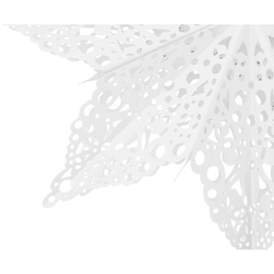 9. PAPER DECORATION SNOWFLAKE DIAMETER 64 CM WHITE DELUXE