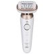 16. BRAUN Silk-epil 9-011 3D IPL Epilator, Wet and Dry, White, Gold