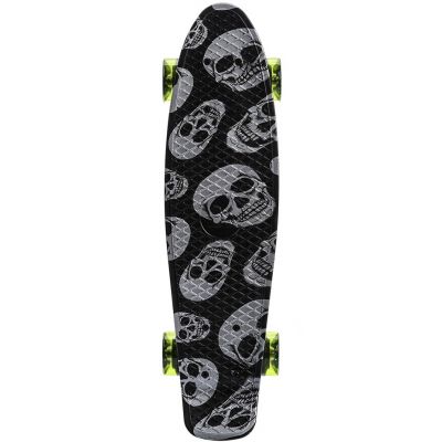 7. Meteor Skateboard Multicolor Skulls 22607