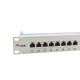 2. Equip 19-inch Patch Panel 24xRJ45 Cat6a FTP 1U 500MHz RAL7035