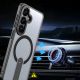 6. Hybrid Armor X Case for Samsung Galaxy A36 / A37 with Stand Compatible with MagSafe - Black