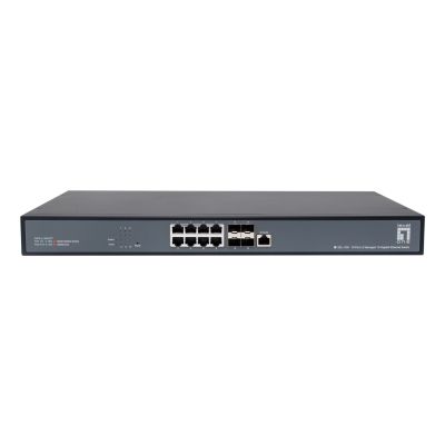2. LevelOne XEL-1291 Managed L3 10G Ethernet (100/1000/10000) 1U Black