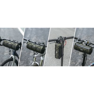 9. Rockbros 30110049001 bicycle handlebar bag 2 l - green