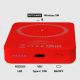 9. Powerbank SBS TEBB5000MAG1CR 5000 mAh compatible with MagSafe - red