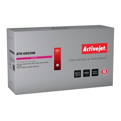 Activejet ATH-6003AN Toner (replaces HP 124A Q6003A, Canon CRG-707M; Premium; 2000 pages; red)