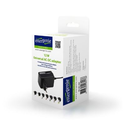 5. ENERGENIE UNIVERSAL ADJUSTABLE 12W MAINS POWER SUPPLY EG-MC-008 3V-12V + 7-PIECE SET