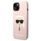 2. Karl Lagerfeld KLHCP14MSLKHLP iPhone 14 Plus 6.7 "hardcase pink / pink Silicone Karl's Head