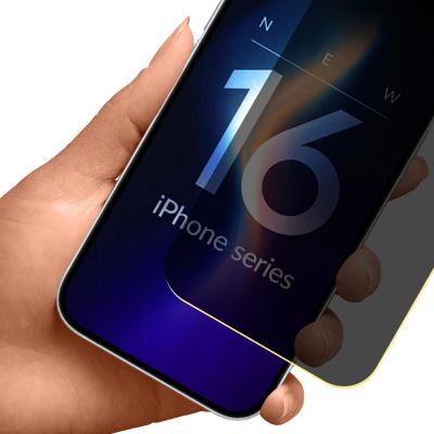8. Privacy Film 3mk Silky Matt Privacy for iPhone 16