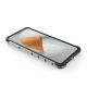 16. Honeycomb case armored cover with a gel frame for Vivo V23 5G transparent
