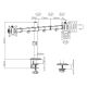 10. GEMBIRD ADJUSTABLE DESK ARM/MOUNT FOR 2 MONITORS 17-32, 100X100MM, UP TO 9KG