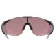 4. Uvex Pace Perform CV Multisports Glasses Unisex Half-Rim Black