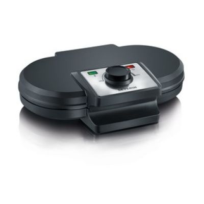 Severin WA 2106 waffle maker 2 waffles. 1200 W Black