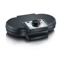Severin WA 2106 waffle maker 2 waffles. 1200 W Black
