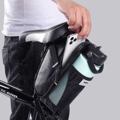 11. Wozinsky Bicycle Saddle Bag 1.5L Black (WBB20BK)