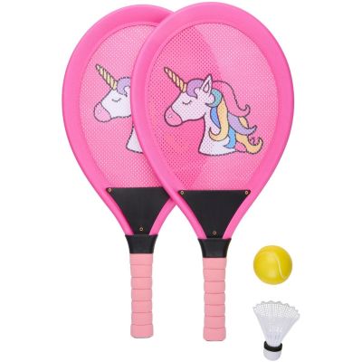JUMBO KID EDDY TOYS BADMINTON TENNIS SET - UNICORN
