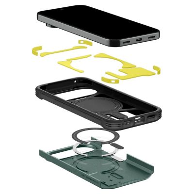 8. Spigen Tough Armor Mag MagSafe Case for Google Pixel 11 Pro - Dark Green