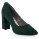 Sergio Leone Green Suede Pointed Toe Pumps PB216