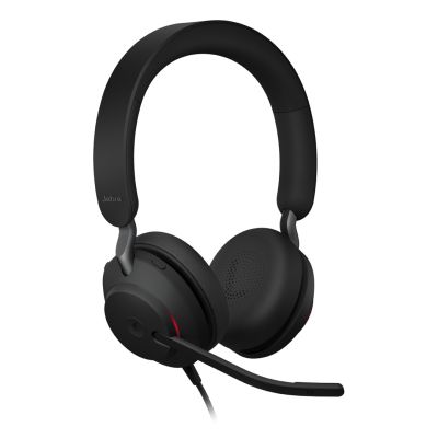 Jabra Evolve2 40 SE Headset Wired Headband Calls/Music USB Type-C / USB Type-A Black
