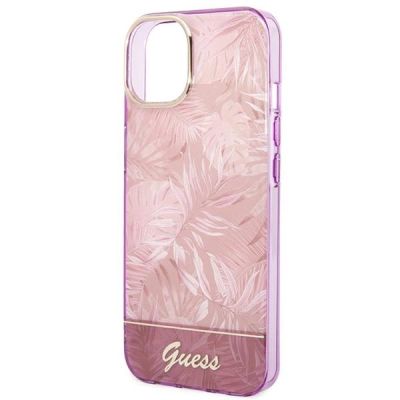 6. Guess GUHCP14MHGJGHP iPhone 14 Plus 6.7 "pink / pink hardcase Jungle Collection