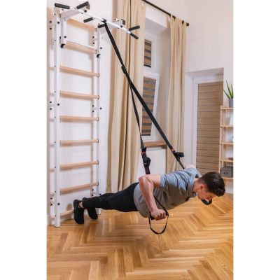 38. GYMNASTIC LAMBER WITH ADJUSTABLE METAL BAR 731W BENCHK