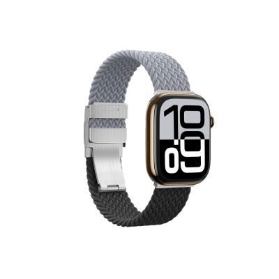 10. Set of 2 AmazingThing Blend Band for Apple Watch 45/46/49mm - Grey-Black/Grey