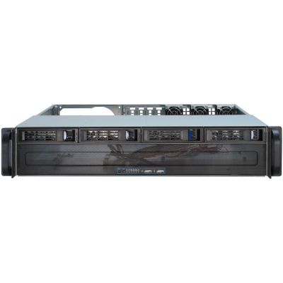 4. Inter-Tech IPC 2U-2404S Rack Black, Silver