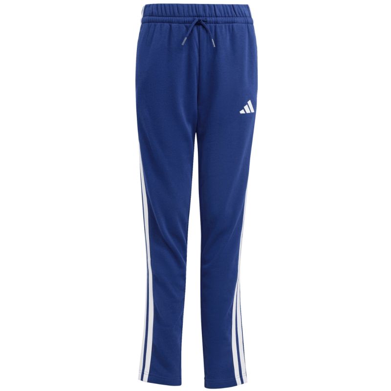4. adidas Seasonal Essentials Tiberio 3-Stripes French Terry Tracksuit for Kids Navy Blue JI6035