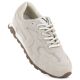 Women's beige suede leather shoes Vinceza 86426