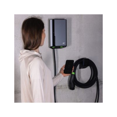 14. Green Cell GC Habu Holder - EV charging cable holder designed for TYPE 2 plug