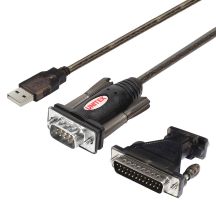 UNITEK ADAPTER CONV. USB 1XRS-232 DB9F/DB25M