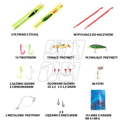 5. MacGyver Big Fish 41 W 1 Fishing Kit 102279