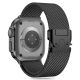 2. Tech-Protect Milano Strap for Apple Watch 6 / 7 / 8 / 9 / 10 / SE / Ultra 1 / 2 (44 / 45 / 46 / 49 MM) - Black