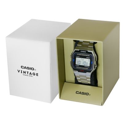 7. CASIO A163WA-1QES Unisex Watch + BOX